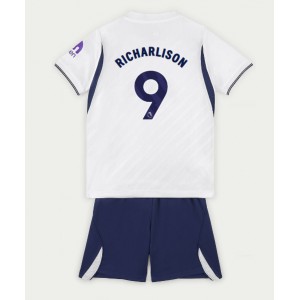 Tottenham Hotspur Richarlison #9 Jalkapallovaatteet Lasten Kotipeliasu 2026-27 Lyhythihainen (+ Lyhyet housut)